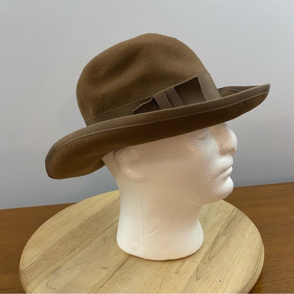 Banana Republic Safari & Travel Co. Vintage 100%‎ Wool Fedora Hat Indiana Jones
